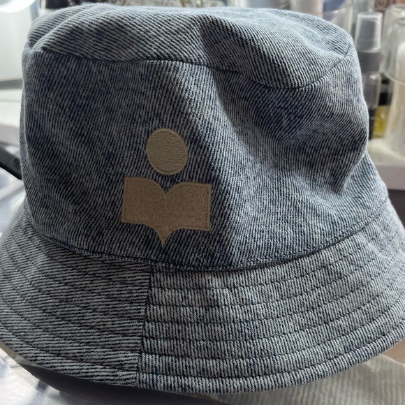 Isabel Marant Denim Bucket Hat in size medium - Picture 2 of 5